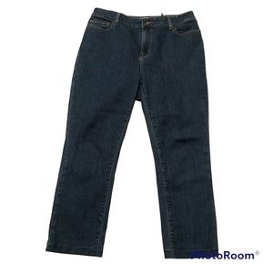 L.L.Bean Jeans Classic Fit 16 Petite Medium wash 299515 Altered Inseam 26 in